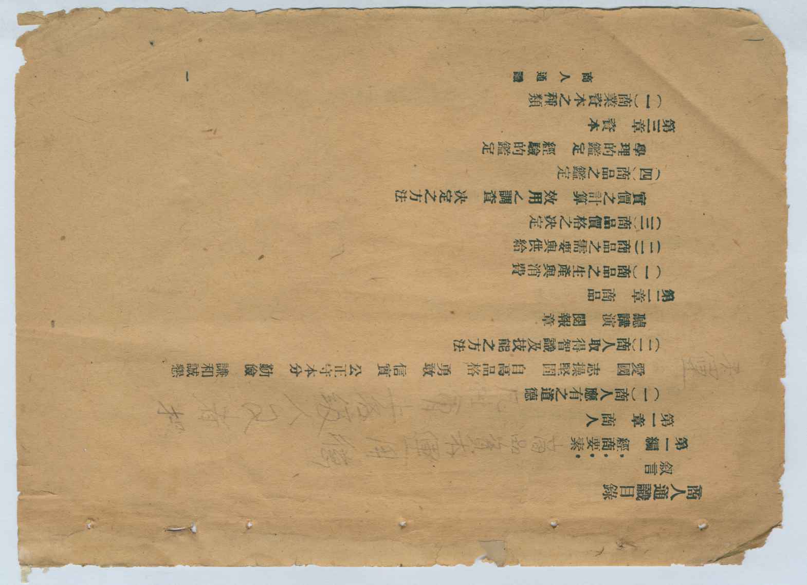 民国初年商人通识 第 1 页